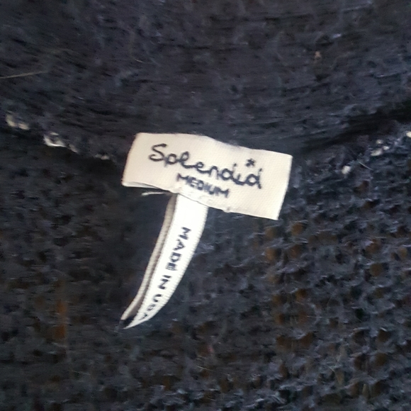 Splendid Striped Open Front Cardigan Sweater - Picture 5 of 7